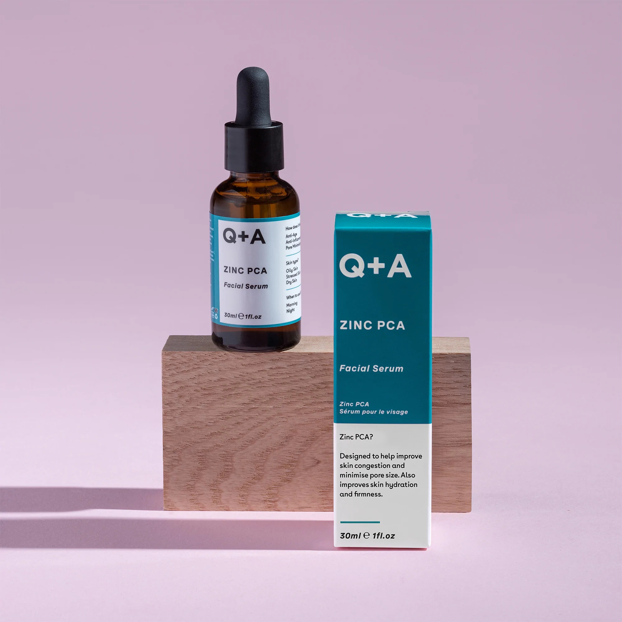 Q+A Zink pca Facial Serum 30ml